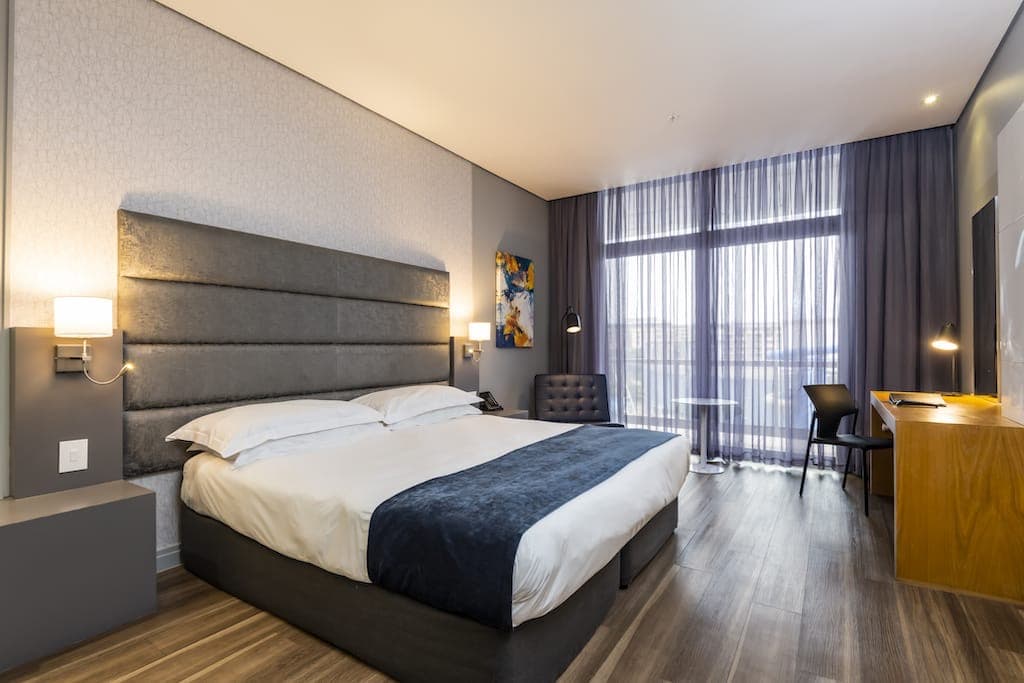 Sophisticated bedroom suite